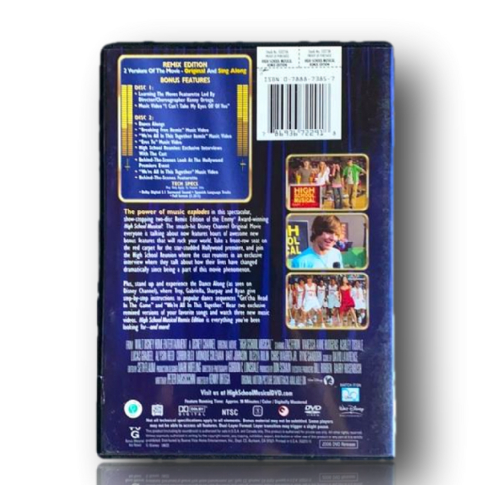 Disney High School Musical Remix DVD Set - Picture 2 of 4